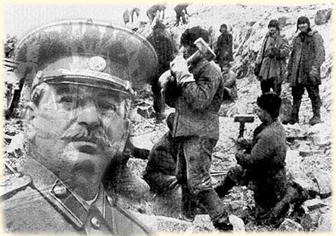 Stalin, i gulag, campi di prigionia